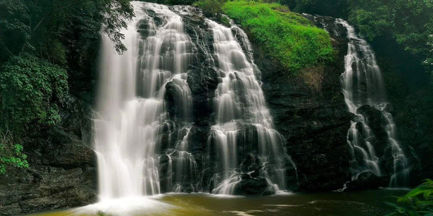 waterfall in Coorg