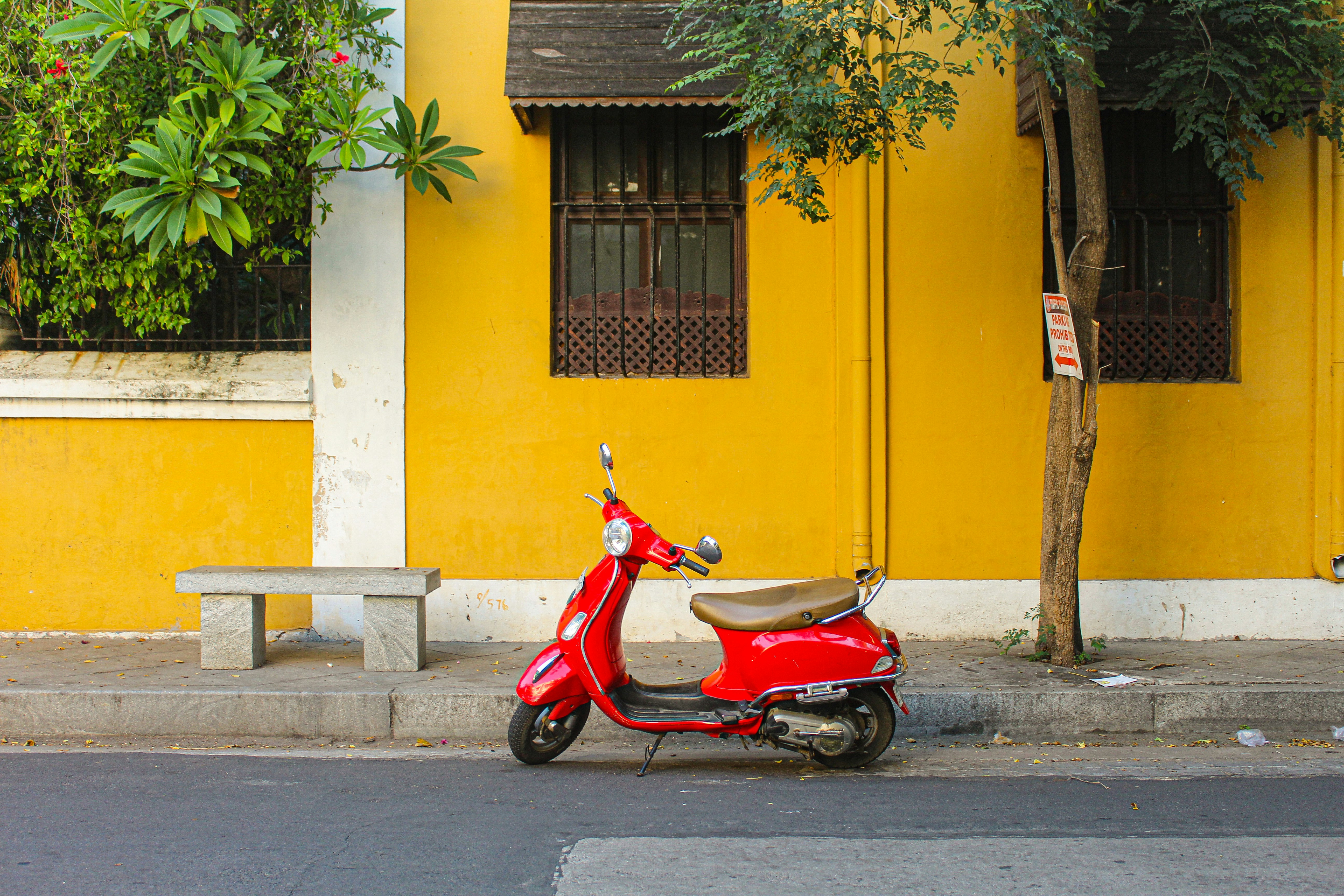 Vespa ride in Pondicherry